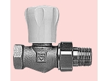 1/2" Herz Radiator Ventil Ligeløbende