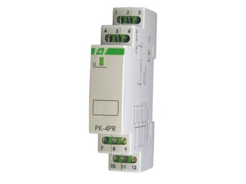 F&F elektromagnetisk relæ 24V 4x8A - PK4PR24