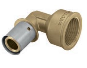 KAN-therm 90° knæ med indpresningsring GW 1 25 mm - K-080172