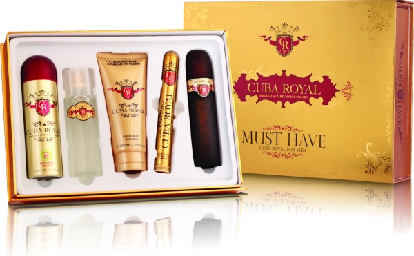 Cuba Royal Must Have For Men Edt 100Ml + Edt 35Ml + Deodorant 200Ml + Duschgel 200Ml + Aftershave 100Ml