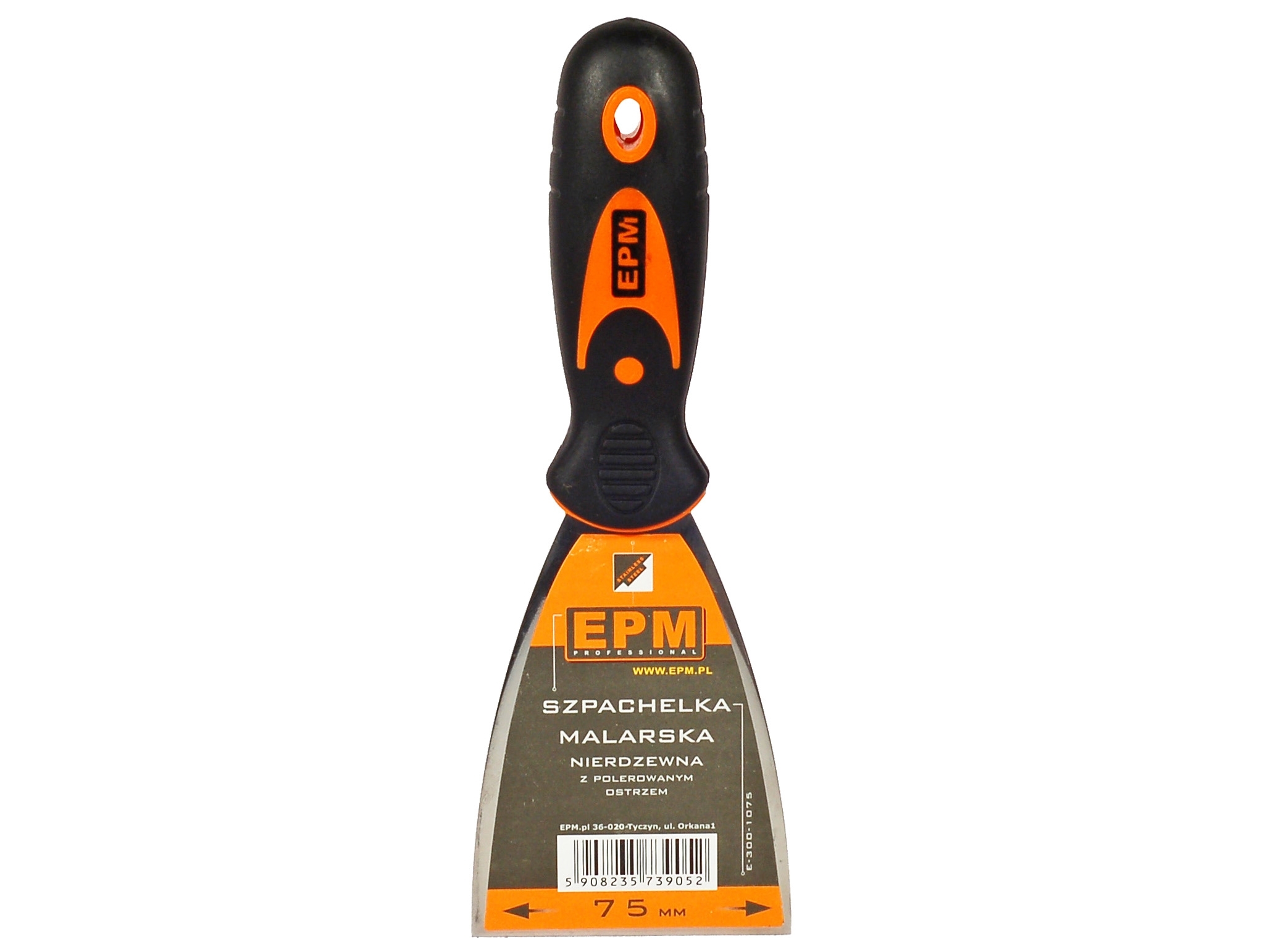 EPM malerspartel i rustfrit stål 125 mm (E-300-1012)