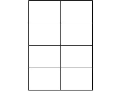 Logotypetiketter A4, matt vit, 10 st. | Papper & Emballage - Taggar - Flera etiketter | GameStuff