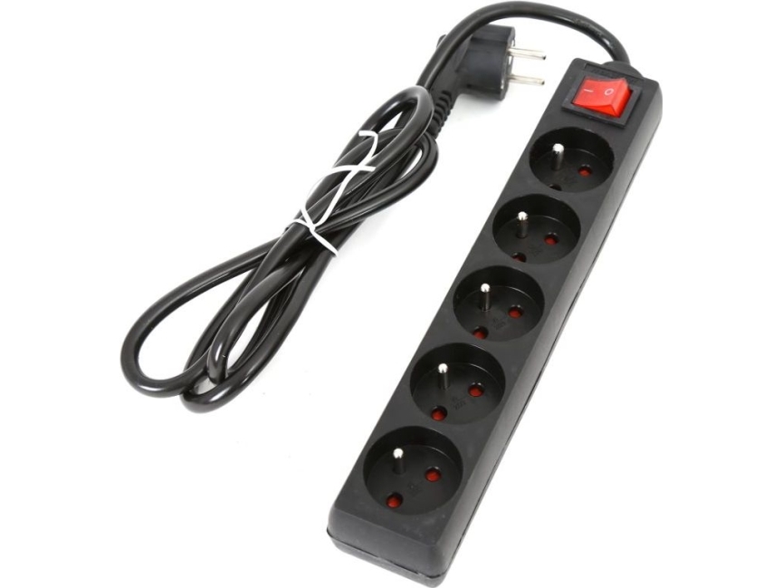 Steckdosenleiste Fiesta 5-Fach 1,5 M Schwarz (42042)