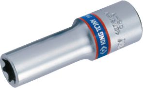 King Tony 427516M, Sokkel, 1/2", Metric, 1 Hoved(Er), E16, Krom-Vanadium-Stål