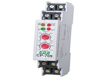 F&F spændingskontrolrelæ 1-faset 1P 16A 150-210V/230-260V AC CP-709