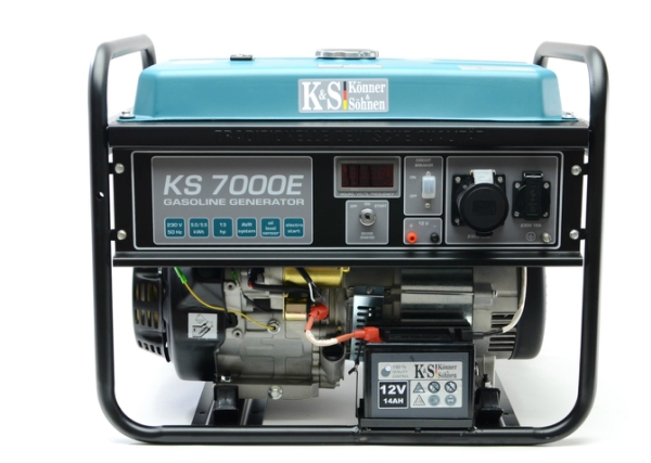 KÖNNER &amp  SÖHNEN GENZYNISK GENERATOR 5,0kW 230V KS 7000E, ELEKTRISK START
