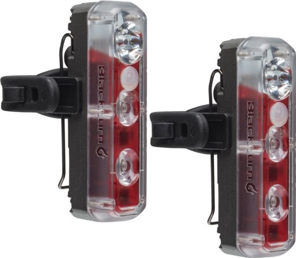 Blackburn Lamps 2'Fer Xl Usb For 200 Lumen Bag 40 Lumen Sort 2 Stk