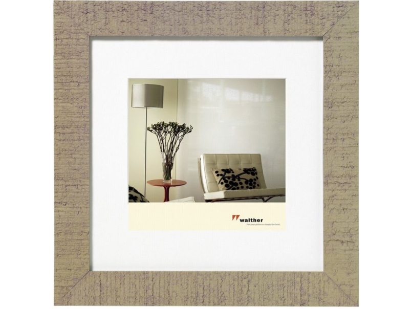 Bilderrahmen Walther Design Ho440c Home 40X40 Cm Holz, Bräunlich