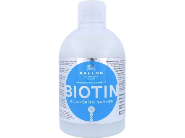 Kallos Biotin Beautifying Shampoo Für Glänzendes Und Glanzloses Haar 1000Ml