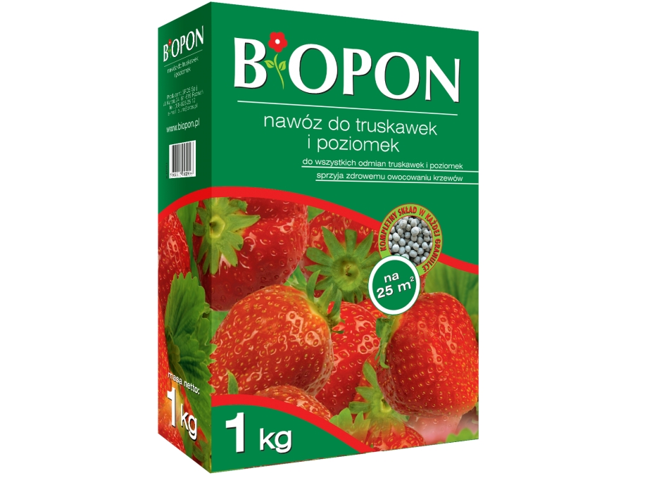 BIOPON granulatgødning til jordbær og skovjordbær 1 kg (1060)