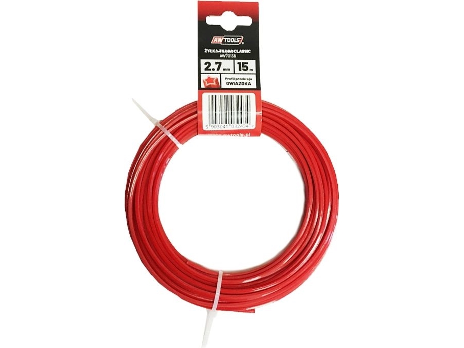 AWTools Classic skjærelinje 2,0 mm 15 m stjerne (AW70134)