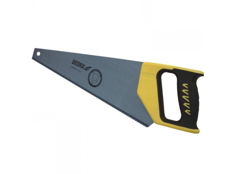 Dedra Saw Blade 450Mm, Handle Lined With Rubber, Hardened Teeth - 1212