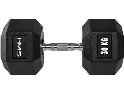 Hms Kurzhantel Hex Pro Gummiert 1 X 30 Kg