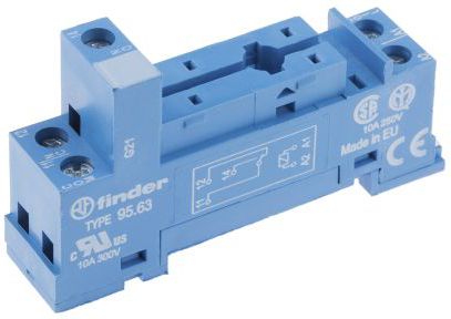 Finder Relæfod 40.31 Med Skrueklemmer Din-Skinne 35 Mm (95.63Sma)