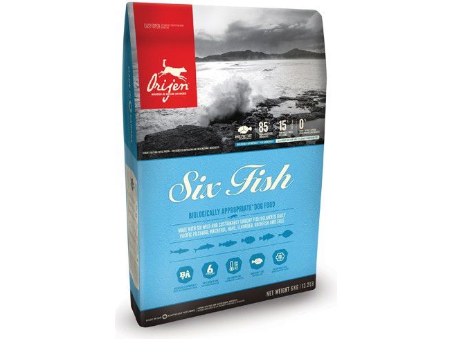 Orijen Sechs Fisch Hund 11,4 Kg