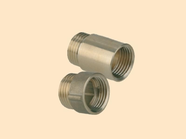 Hydroland messing forlængerstykke 1/2 15 mm