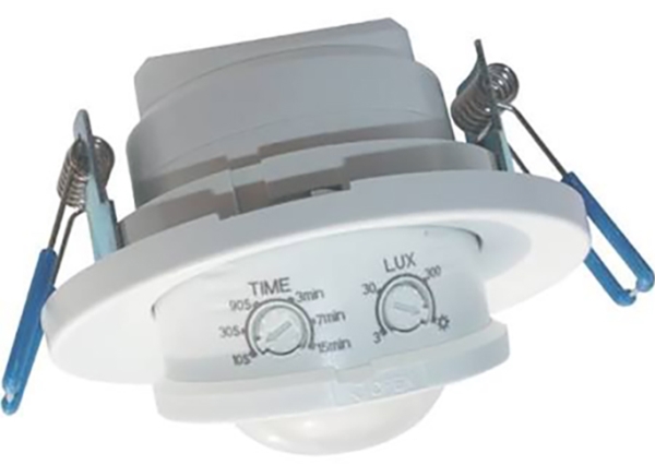 Bemko Įleidžiamas Judesio Daviklis, Baltas, Ip20, Max 800W, 360°, Max 8M