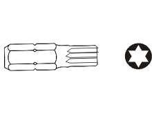 Jonnesway Torx-Bit T45x75mm 6-Winkel 10Mm D175t45
