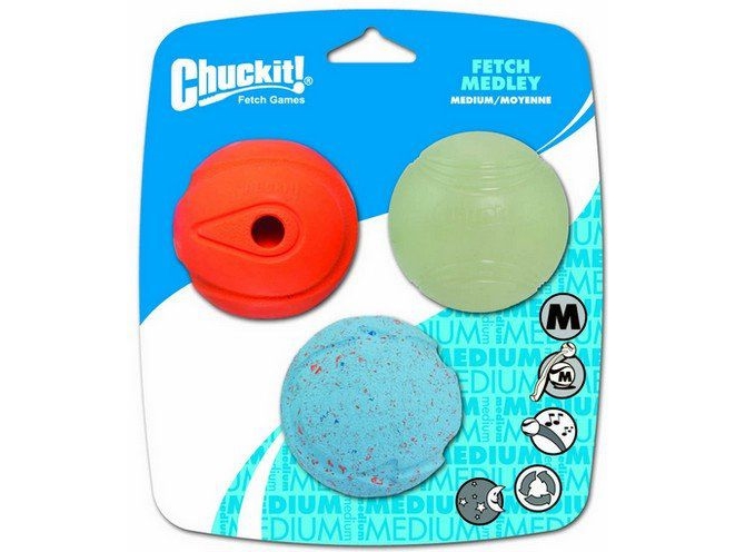 Chuckit! Fetch Medley Asst Medium 3Er Pack (520520)