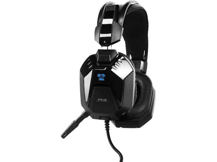 E-Blue Cobra H Ehs948 Pro Ausinės Žaidimams Su Mikrofonu / 3.5Mm / 2.3M Cable / Juodos