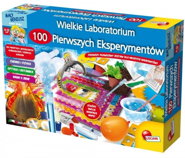 Lisciani I'm a Genius Laboratorium - 100 eksperimenter (GXP-606504)