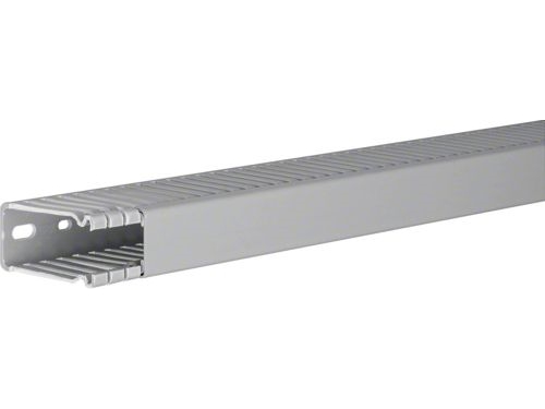 Hager BA66002507030B, Kabelkanal, Grå, PVC, V0, 31 mm, 2000 mm
