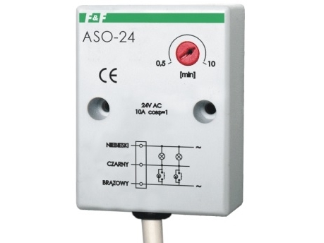 F&F trappeautomat indbygget tavle n/t 10A 0,5-10min 24V AC ASO-24