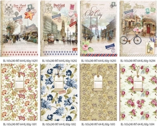 Fresh Notatnik Ozdobny 165X240/64K Kratka Fresh |