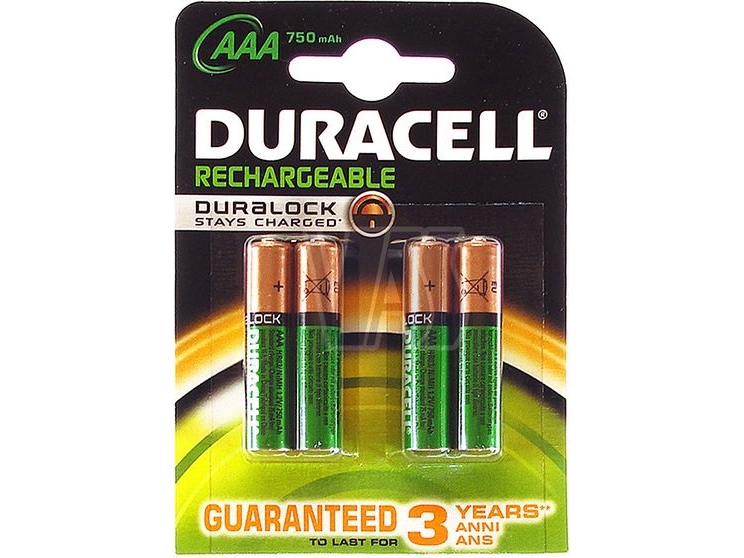 Duracell Nabíjecí Baterie Mikrotužková Aaa 900 Mah 2 Ks