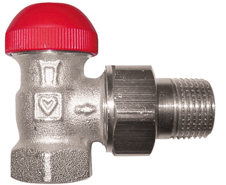 Herz Vinkeltermostatisk Radiatorventil Ts-90-V 1/2" - 1772467