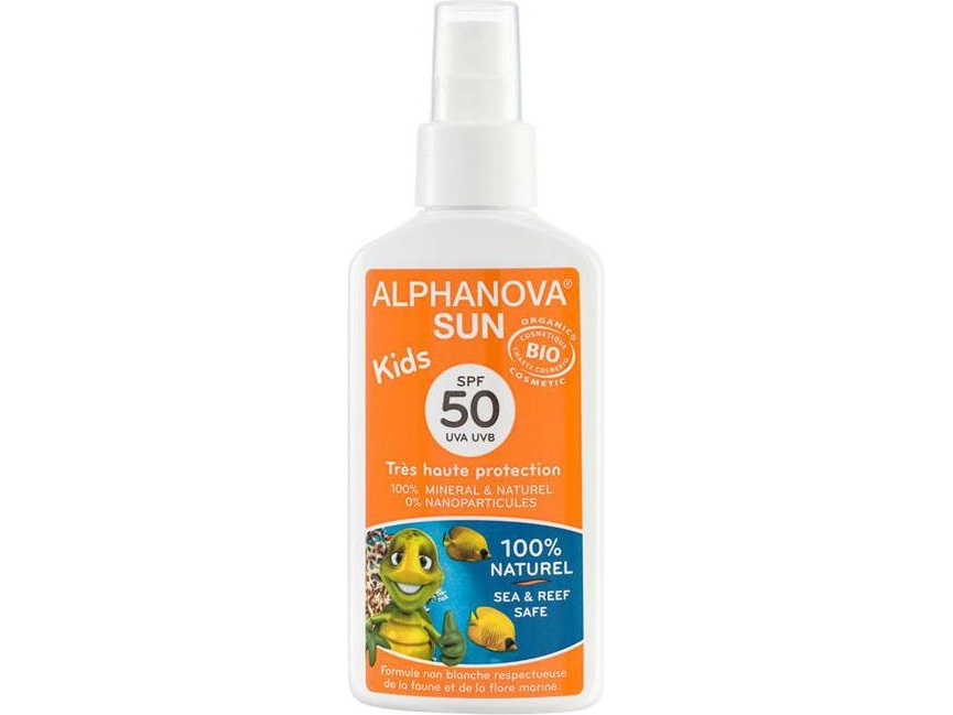 Alphanova Sun Bio Solcreme Spray, SPF50 filter