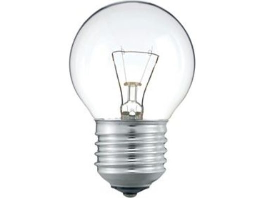 Helios stötsäker glödlampa 230V 40W E27Al P45CL 1CT/10x10F 1500h Soleo (WST-0043) | Belysning - Ljuskälla | GameStuff