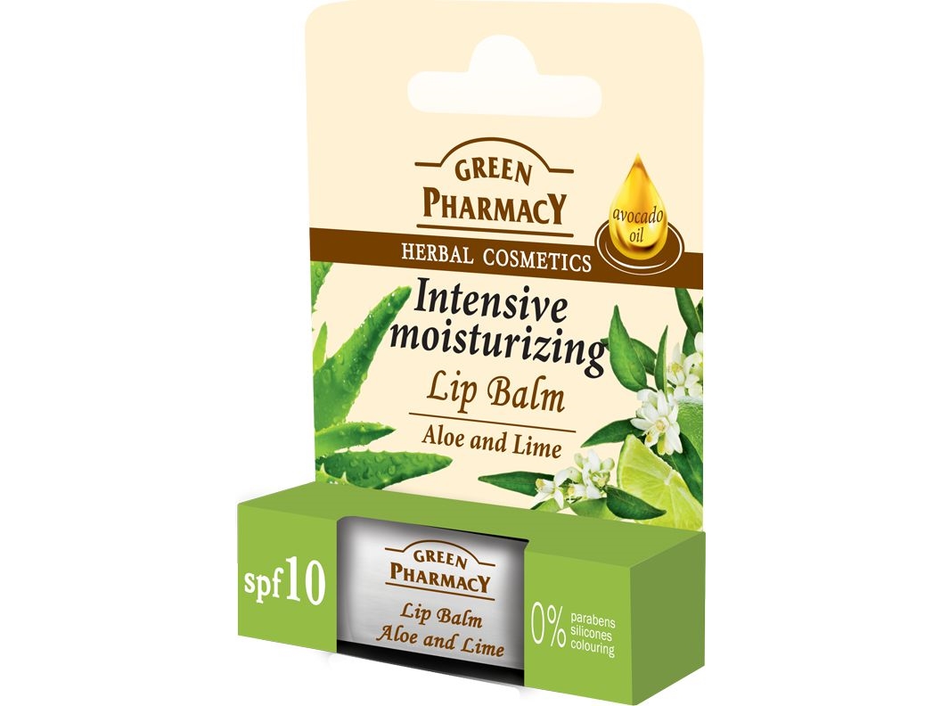 Green Pharmacy Aloe & Limette Lippenbalsam Intensive Feuchtigkeit 3,6 G (816961)