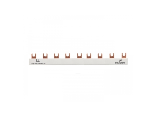 Eaton forbindelsesskinne EVG-1PHAS/9MODUL/HI 1P 63A 10mm² gaflet 215656