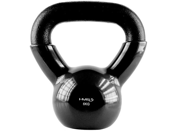 Kettlebell Vinyl 6Kg Sort Hms Knv06