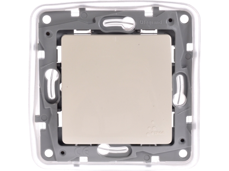 Legrand skiftekontakt IP44 6A creme Niloe 664825