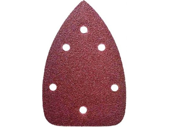 Dedra Slibepapir Trekant Med Huller Velcro 140 X 140 X 80 Mm Korn 100 5 Stk (Ded79413)