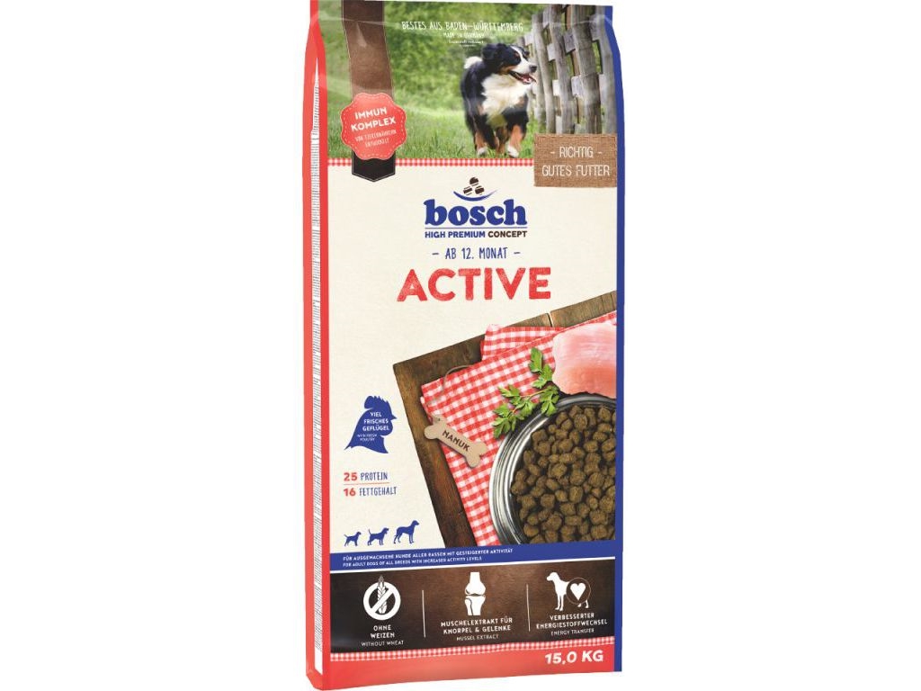 Bosch Active - Trockenfutter Für Hunde - 15 Kg