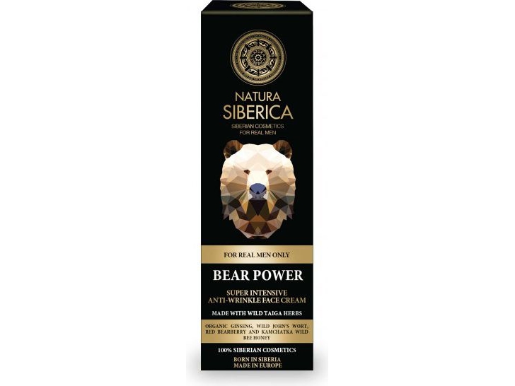 Siberica Professional Men Bear Power Super Intensive Anti-Wrinkle Face Cream - 50Ml