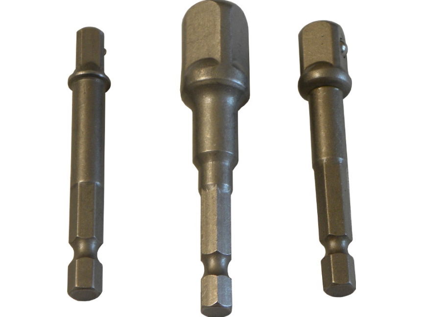 Geko Adapter/Spænde Til Bits/Nødder 1/4-3/8-1/2