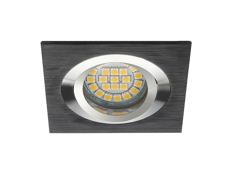 Strålkastare 1x50w Gx5 3 Iiikl. 12v Ip20 Seidy Ct Dtl50 B Fyrkant Svart 18289