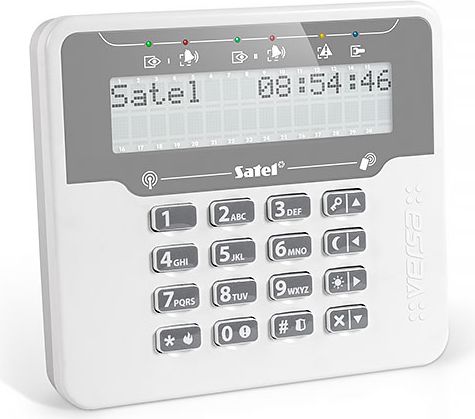 Satel Terminal/Wireless Lcd Keypad For Versa Control Panels White Backlight (Versa-Lcdm-Wrl)