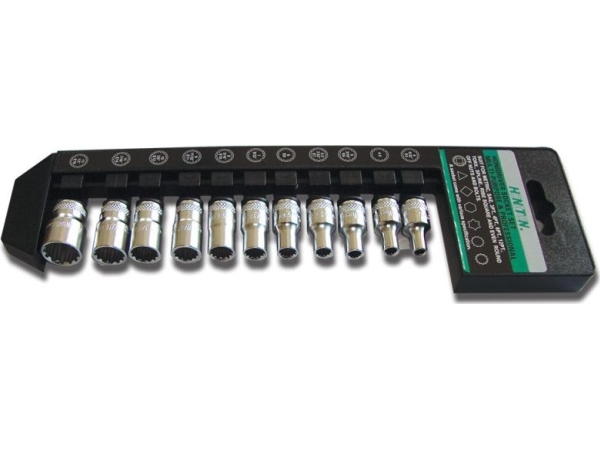 Honiton Steckschlüsselsatz 12-Kant 1/4" 4-13 Mm 11-Tlg. (Ha112)