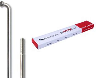 Cn Speichen Std14 2.0-2.0-2.0 Edelstahl 284 Mm Silber + Nippel 144 Stk. (Cn-Std284)