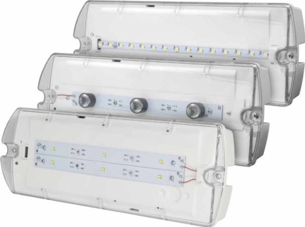 AWEX LED nødarmatur 1,2W 1h HELIOS IP65 ECO med PT HL/1,2W/ESE/PT/OP