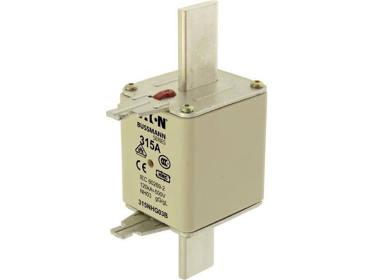 Eaton 355Nhg03b Nh-Sikring Med Mekanisk Sicherungsanzeige Sikringsstørrelse = D03 355 A 500 V 3 Stk