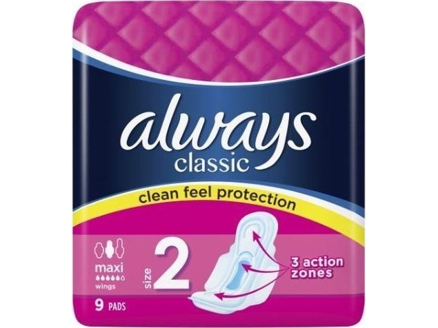 Always Classic Maxi sanitary pads 9 pcs. | Hälsa - Personlig hygien | GameStuff
