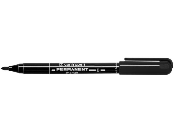 Centropen Marker Schwarz Permanent Runde Spitze 2,00 Mm (628360012)