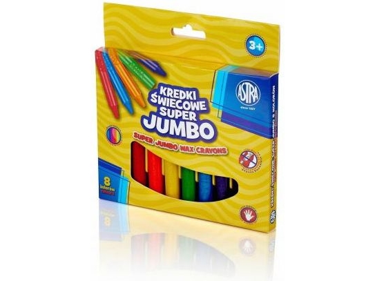 Astra Voksfarver Jumbo 8 Farver
