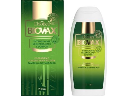 L`BIOTICA Biovax Intensive Regenerating Shampoo - Bamboo+ Avocado Oil 200ml